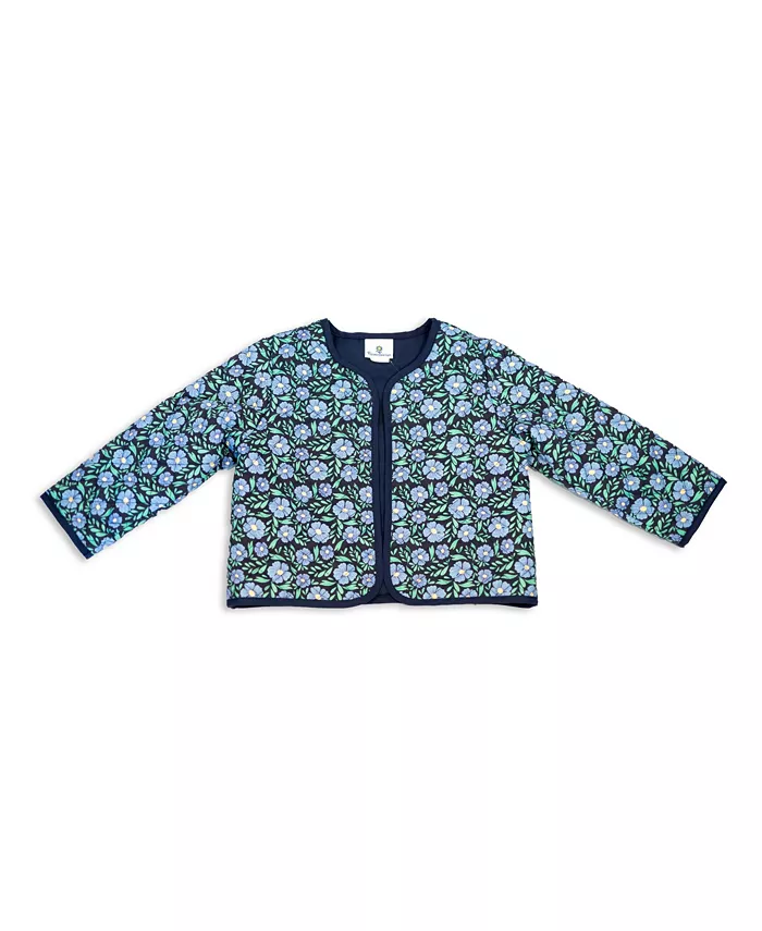 

Стеганая куртка с цветочным принтом для больших девочек Florence Eiseman