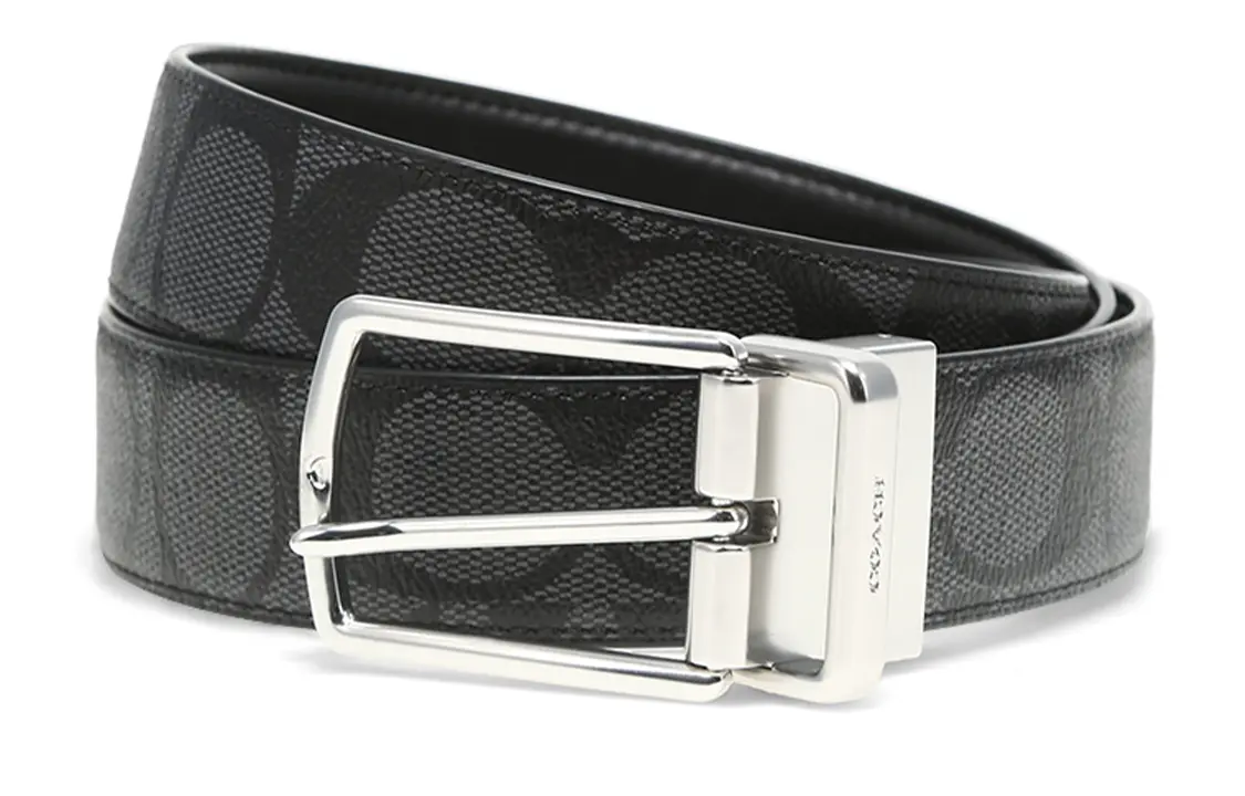 

Мужской кожаный ремень COACH, Black