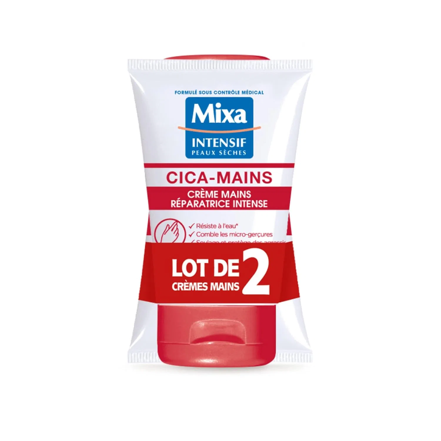 Интенсивный восстанавливающий крем для рук Cica-Mains от Mixa 2 x 50 мл Mixa, Cica Hand Cream (Pack Of 2)