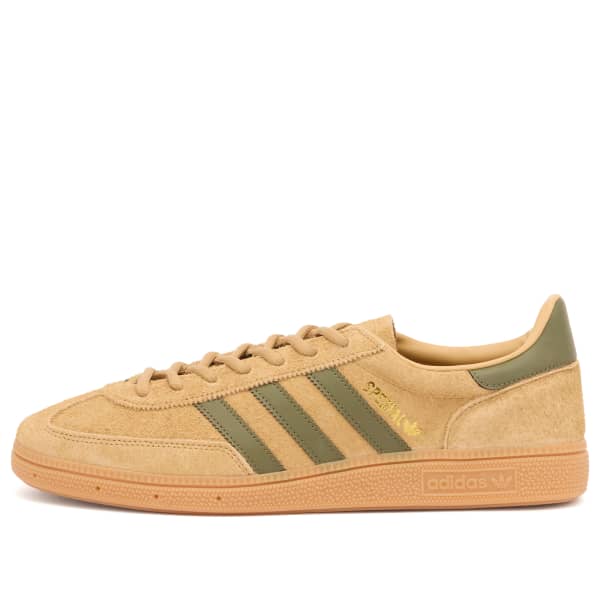 

Специальные кроссовки для гандбола Adidas, золото бежевый, focus оливковый & gum 3