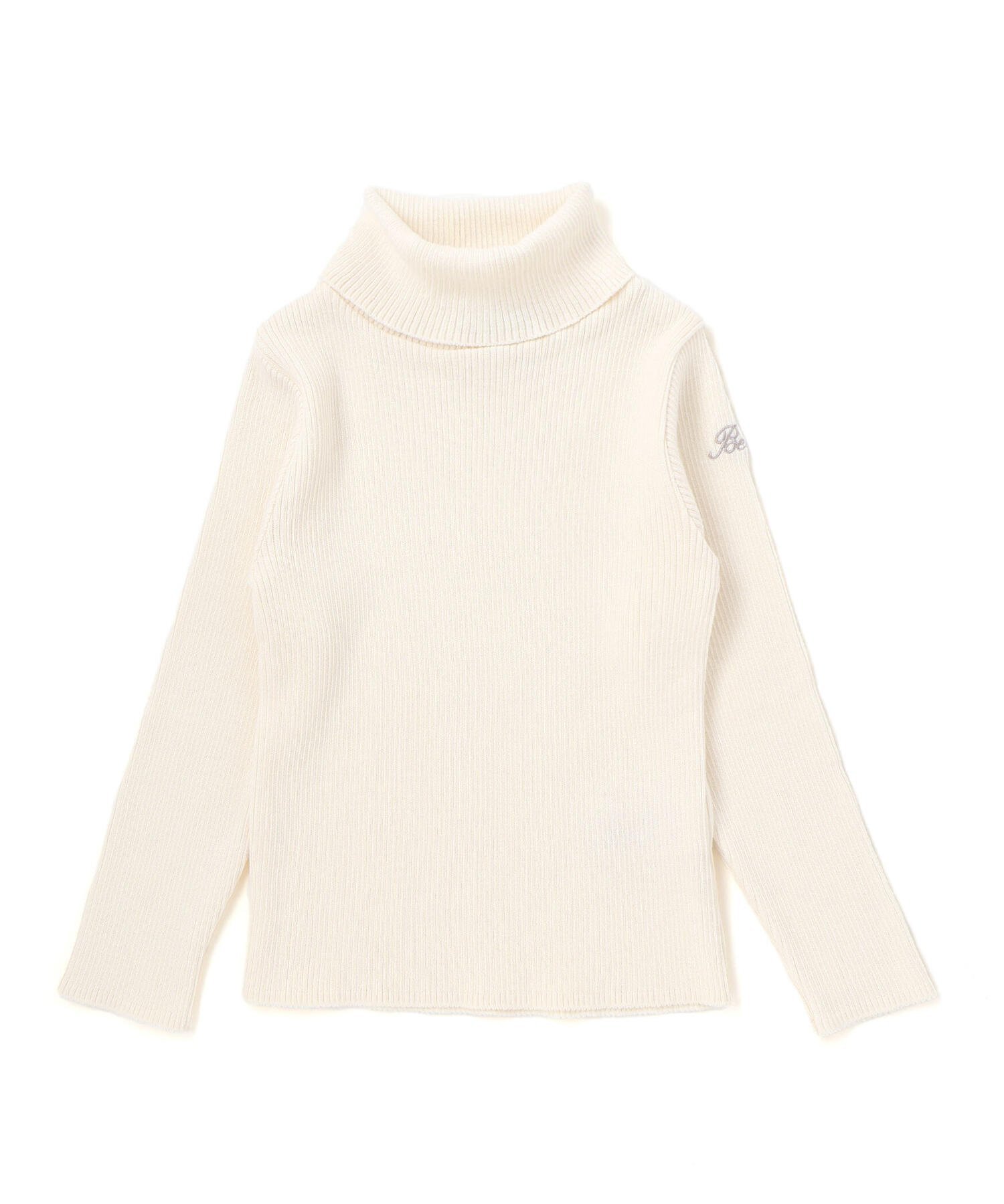 Водолазка в рубчик (80–150 см) BeBe, Off white — фото 4