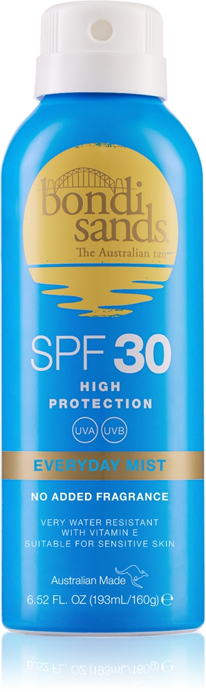 

Водостойкий солнцезащитный спрей Spf 30 для ежедневного использования Bondi Sands, spf 30 160 гр