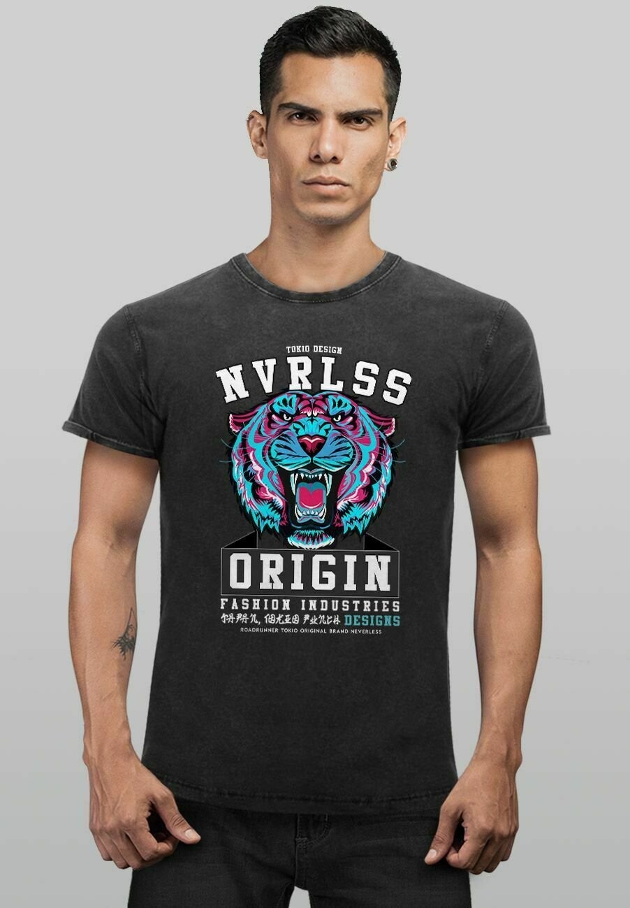 

Футболка с принтом VINTAGE ORIGIN TOKIO Neverless, черный