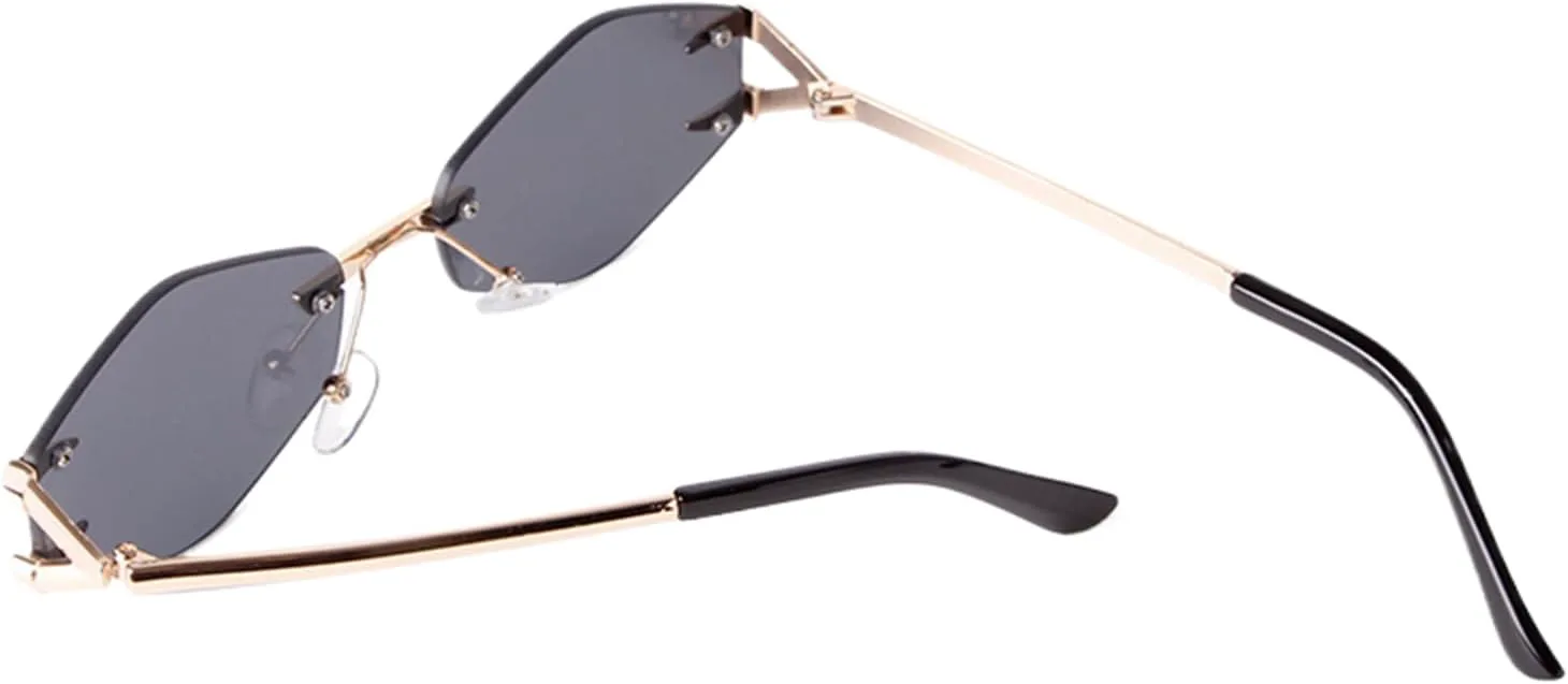 

Солнцезащитные очки с защитой UV400 | Металлические петли, градиентные линзы | Для женщин и мужчин, для занятий спортом на открытом воздухе и вождения DSVIGF, 03