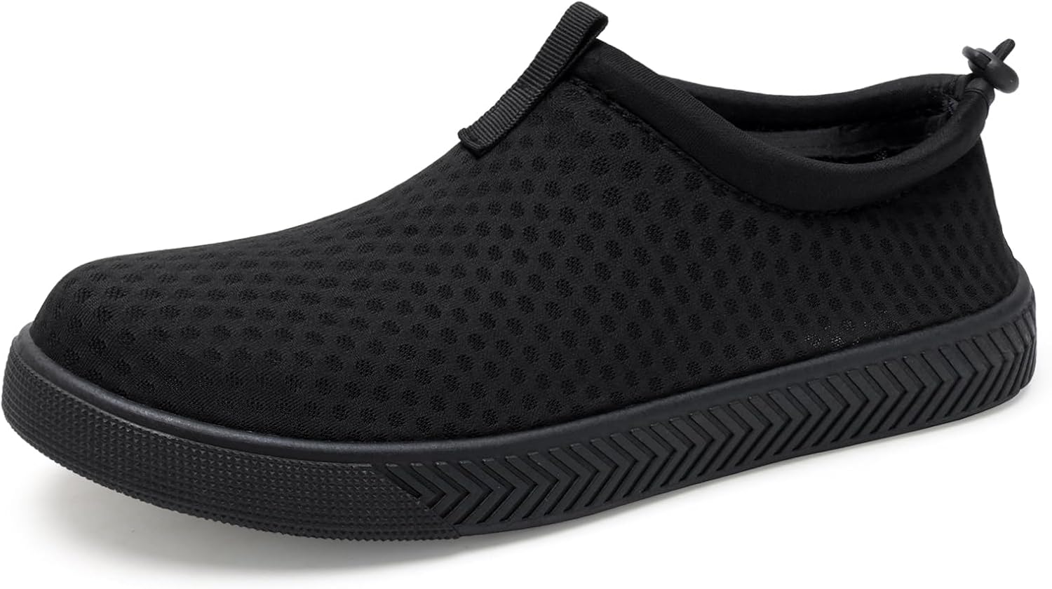 

Водные туфли WateLves для мужчин и женщин - быстросохнущие повседневные водные кроссовки с отверстиями для слива, легкие, противоскользящие для водных активностей на открытом воздухе, черный