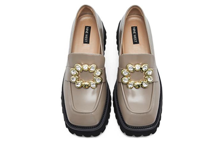 Женские лоферы Black/Taupe NINE WEST — фото 4