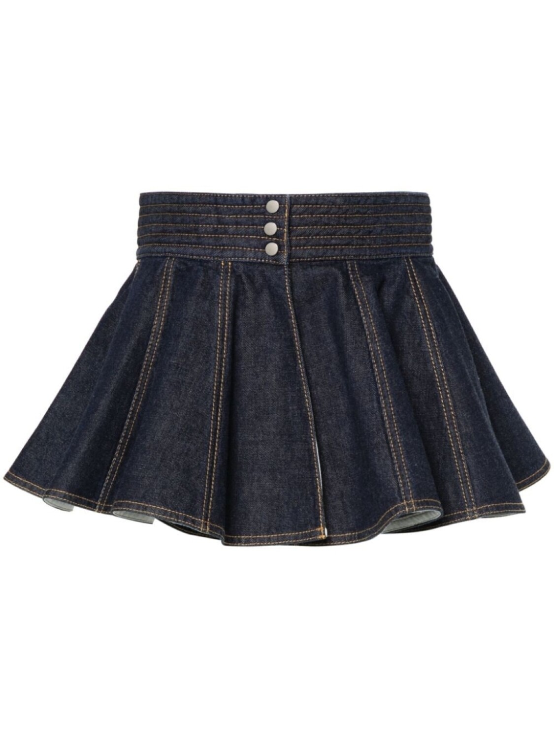 

Alaïa джинсовая юбка мини, синий