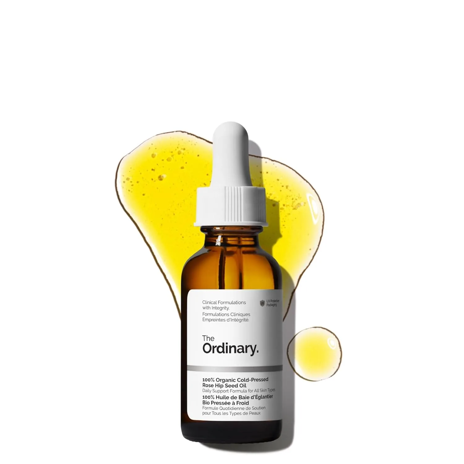 Органическое масло семян шиповника холодного отжима The Ordinary (100% органическое) борется с признаками старения, улучшая внешний вид неровного тона кожи и поддерживая ее эластичность, 30 мл. 29,6 мл (1 шт.)