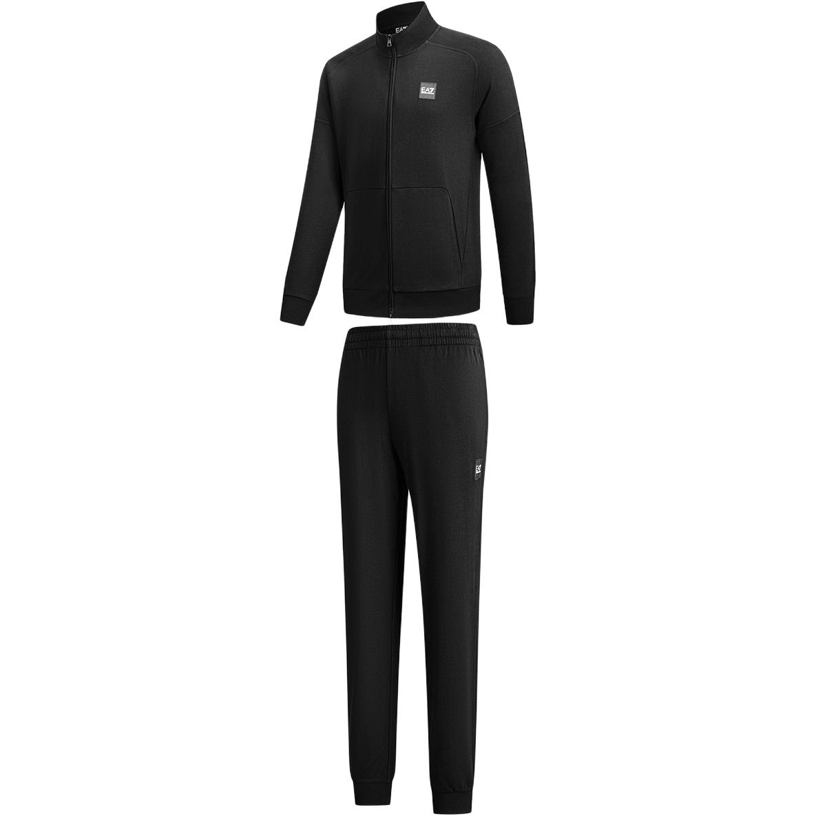 EA7 FW25 мужская повседневная спортивная одежда EMPORIO ARMANI, черный — фото 4