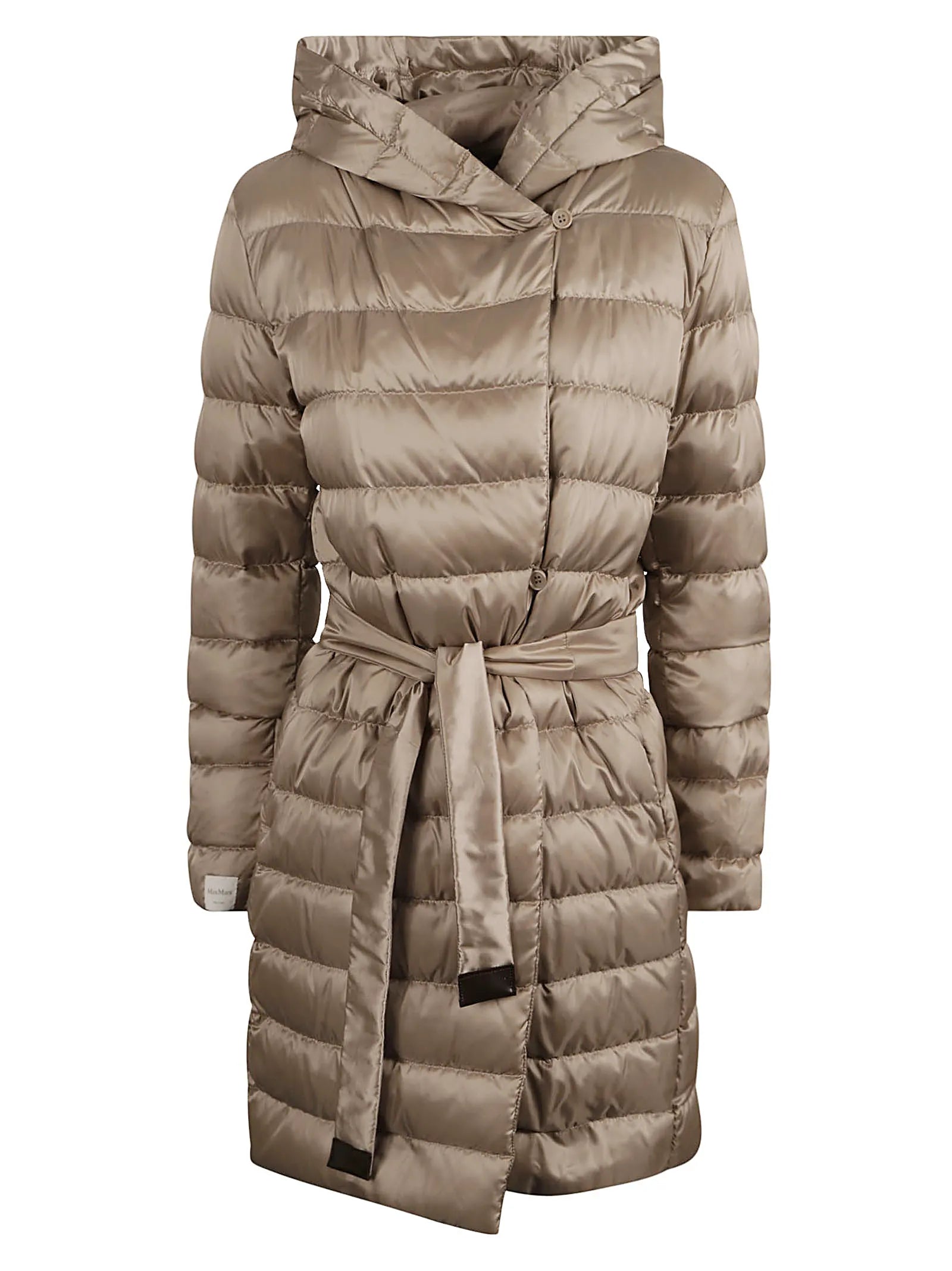 

Женское бежевое двустороннее утепленное пальто MAX MARA Novef