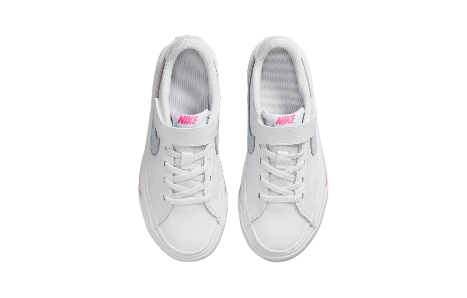 Кроссовки Nike Court Legacy Lift PS 'White Light Armory Blue', белый/синий — фото 3