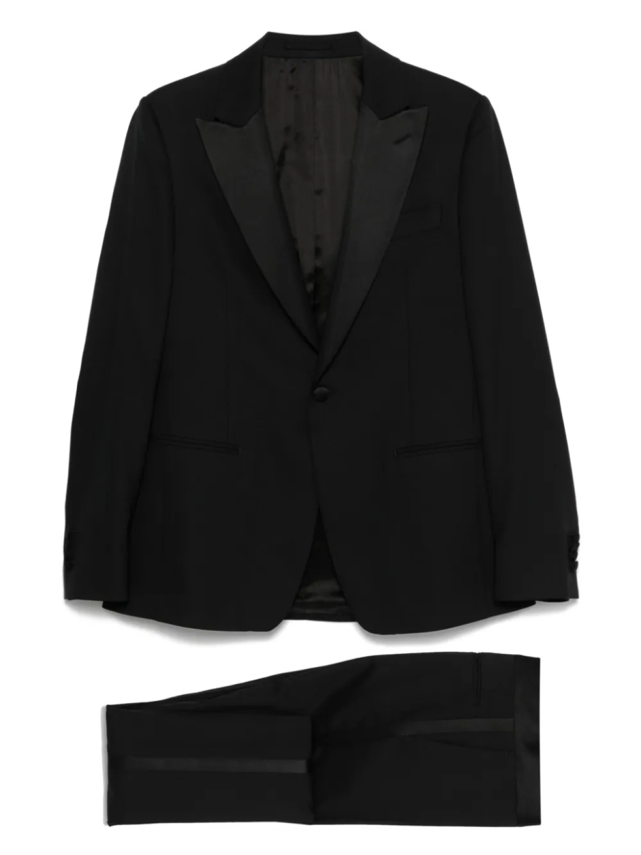 

Однобортный костюм Lardini, черный