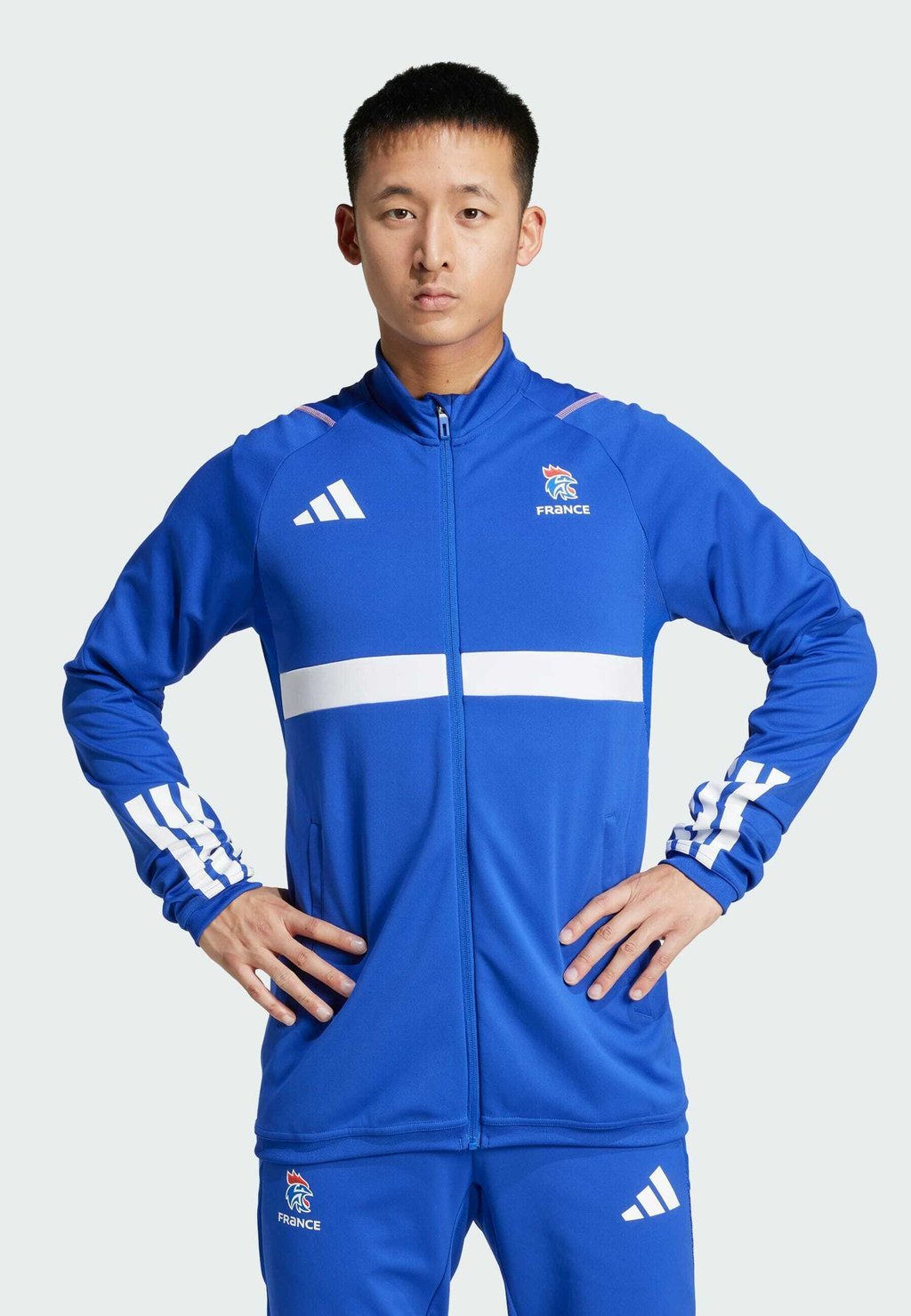 

Тренировочная куртка adidas Performance, синий