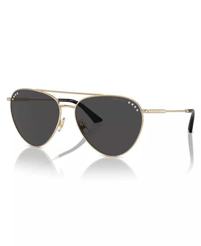 

Женские солнцезащитные очки, JC4002B Jimmy Choo, золотой