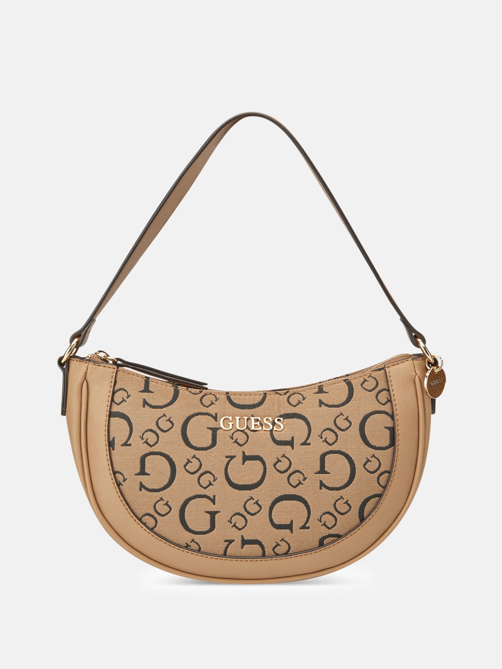

Мини-сумка на молнии с логотипом Norwood Guess Factory, коричневый