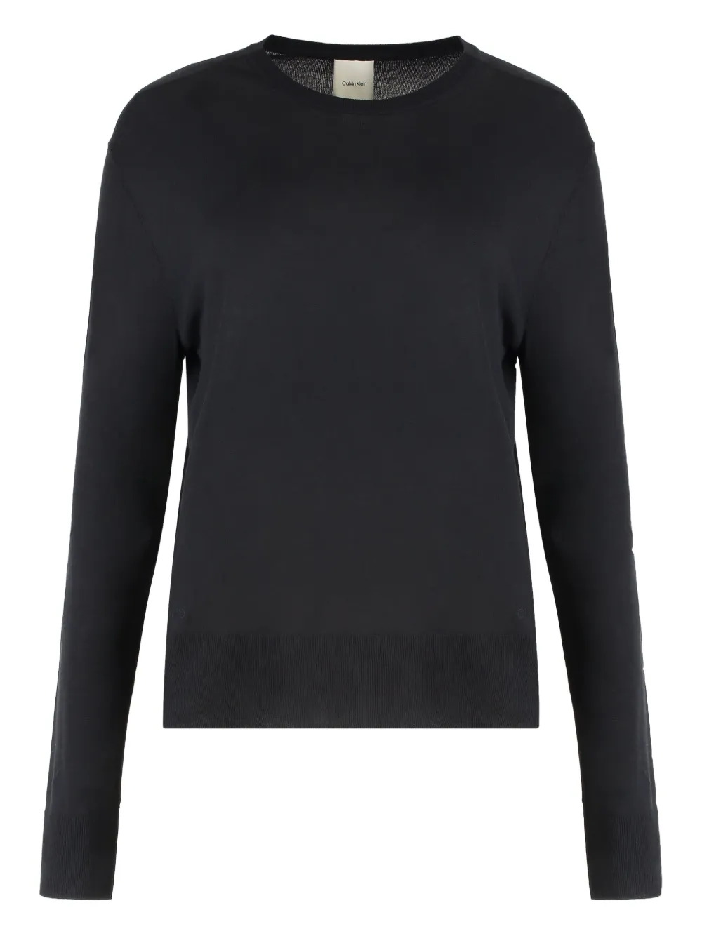

Свитер с круглым вырезом Calvin Klein, черный