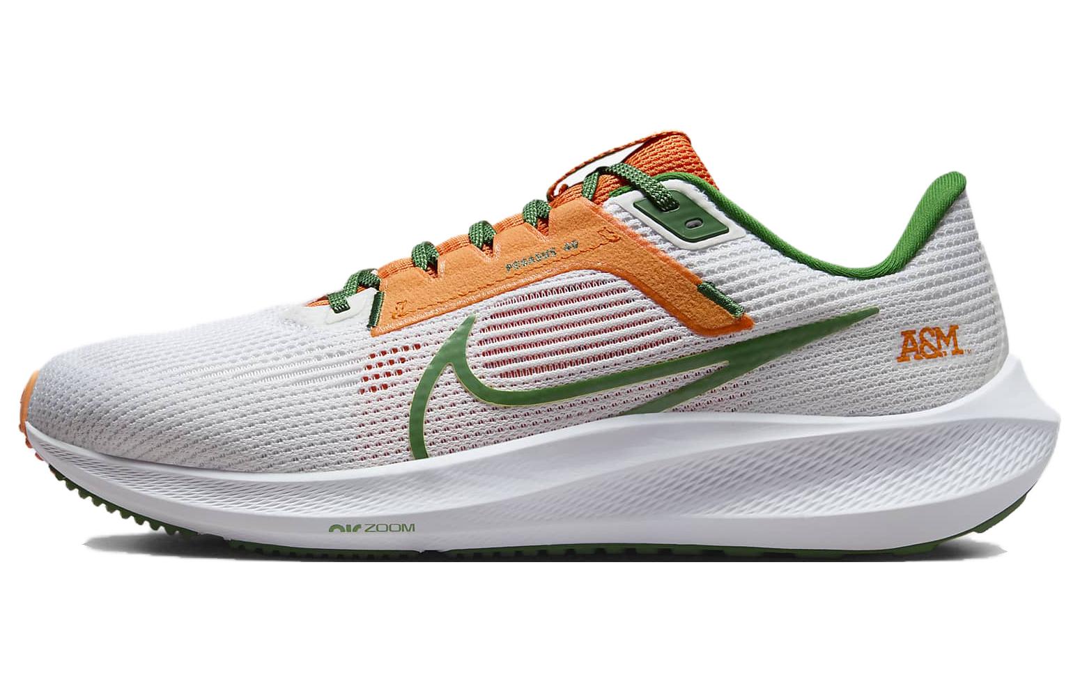 

Кроссовки Pegasus 40 Famu Nike, белый/зеленый