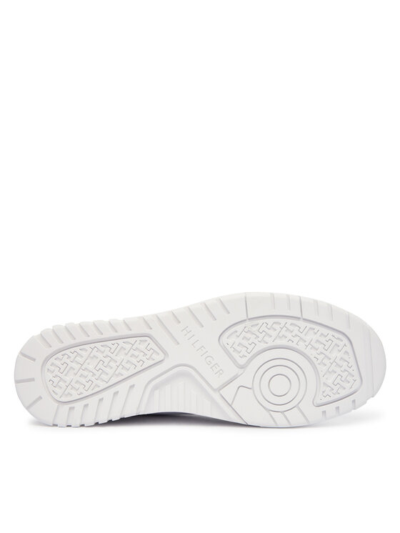 Кроссовки Th Basket Core Lite Lth FM0FM05713 Tommy Hilfiger, белый — фото 4