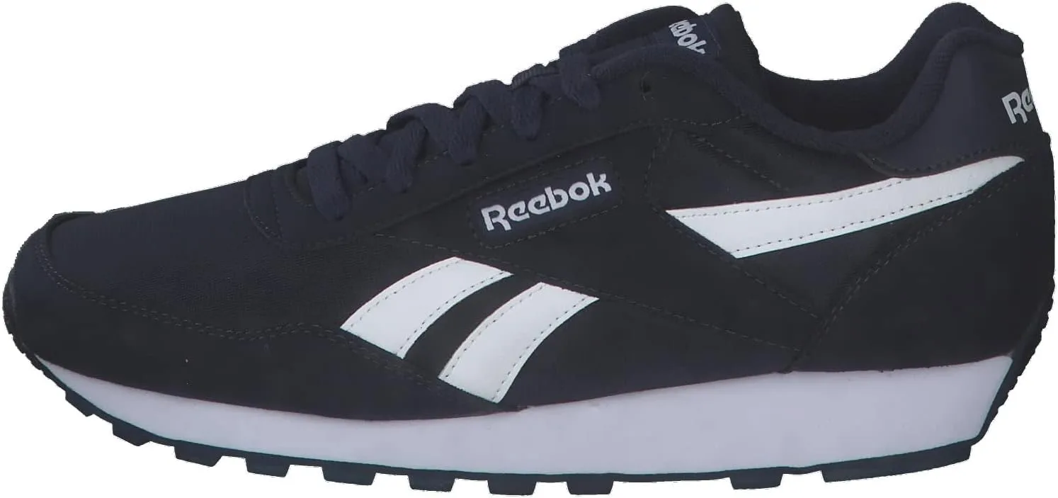 Кроссовки для бега Reebok Rewind унисекс, белый/темно-синий — фото 2
