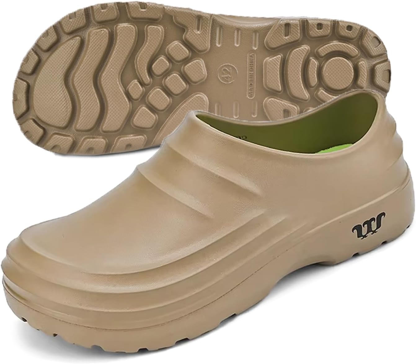 

Кроссовки Armadillo для женщин и мужчин, сабо Armadillo, водонепроницаемые с широким носком, для кухни и медсестры Generic, хаки