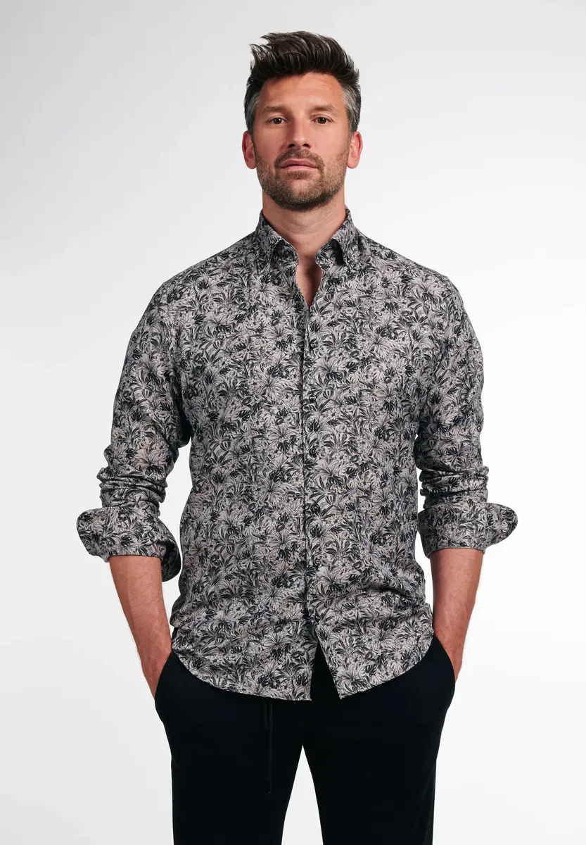 

Рубашка Eterna с длинными рукавами "MODERN FIT", черный