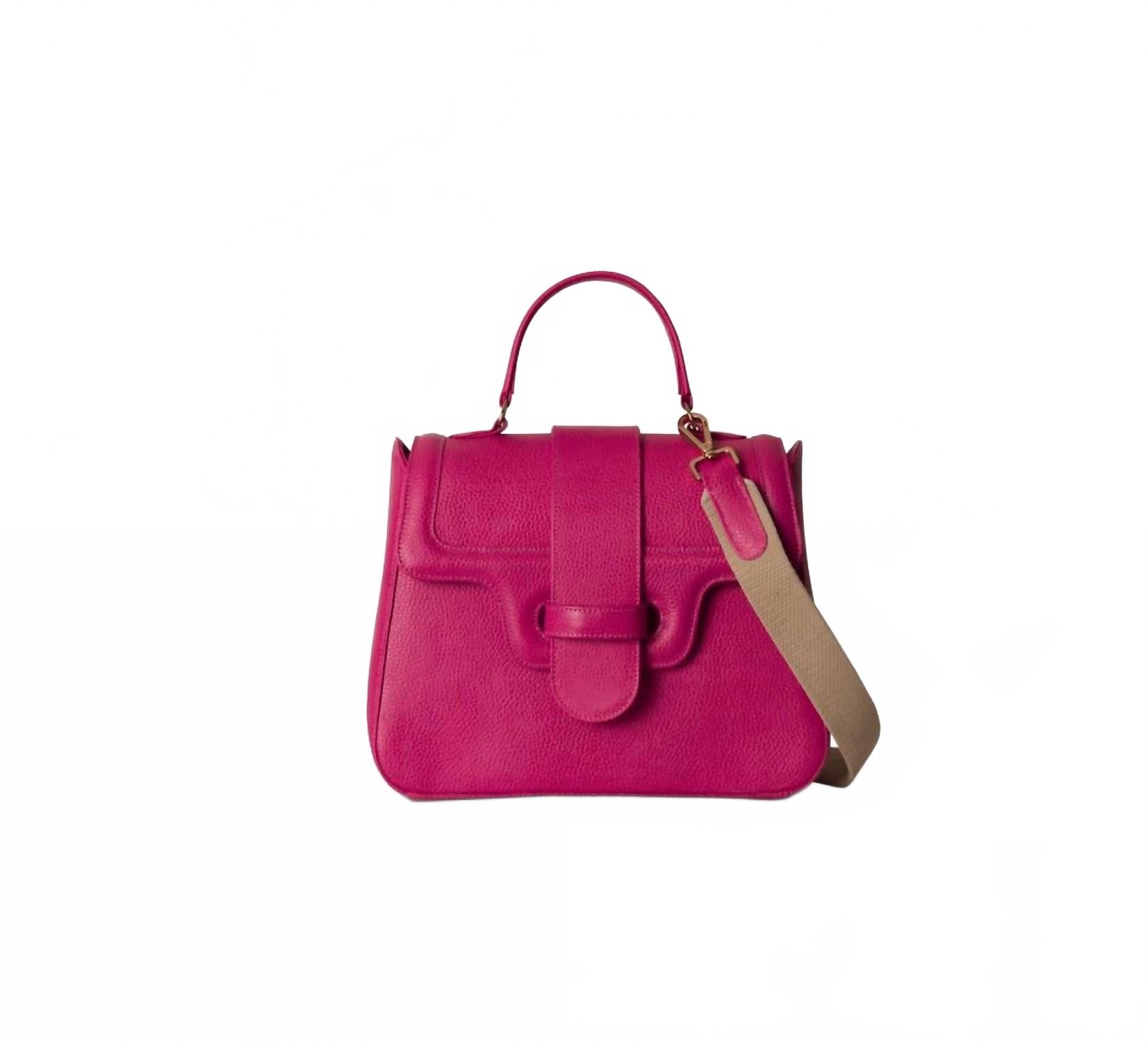 

Женская сумка Luna Large в цвете фуксия Sabbai Bags
