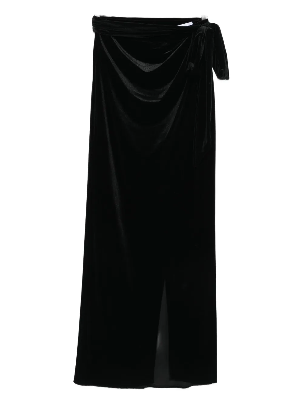 

Юбка с разрезом и завязками Alessandro Legora, синий