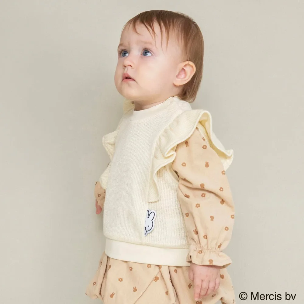 Трикотажный жилет Miffy Branshes, ivory