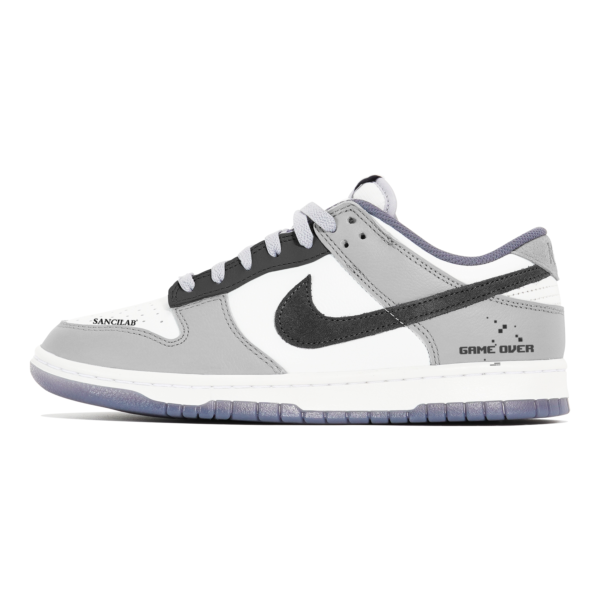 

Кроссовки Nike Dunk Skateboard Shoes Men Low-Top Gray, Серый, Кроссовки Nike Dunk Skateboard Shoes Men Low-Top Gray