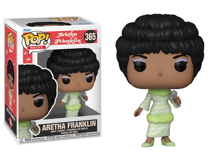 

Funko POP! Скалы, коллекционная фигурка, Арета Франклин, 365 г.