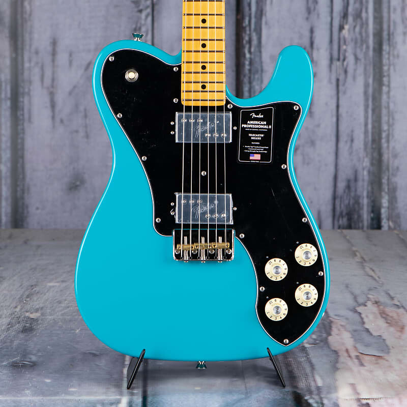 

Электрогитара Fender American Professional II Telecaster Deluxe, Miami Blue