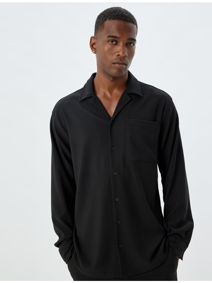 

KOTON Черная рубашка