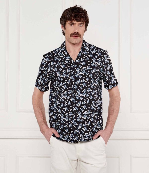 

Цветочная рубашка Relaxed fit Michael Kors, черный