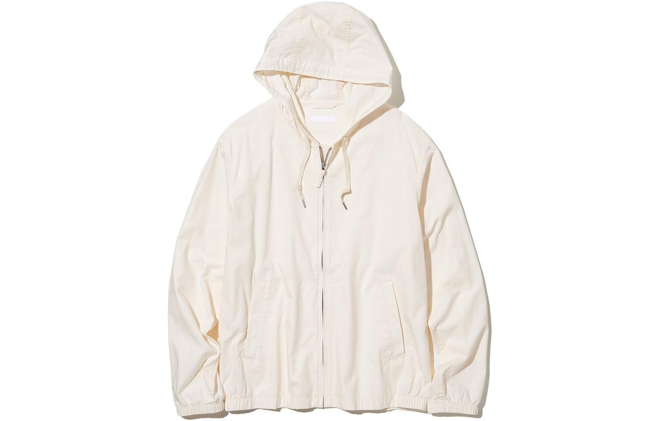 

Куртка унисекс молочно-белая Uniqlo, слоновая кость