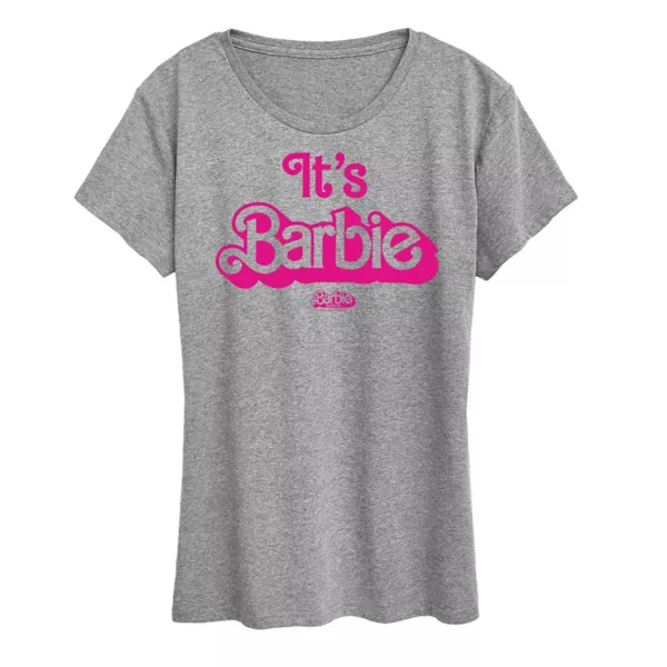 

Женская футболка с принтом "The Movie It" Barbie, серый