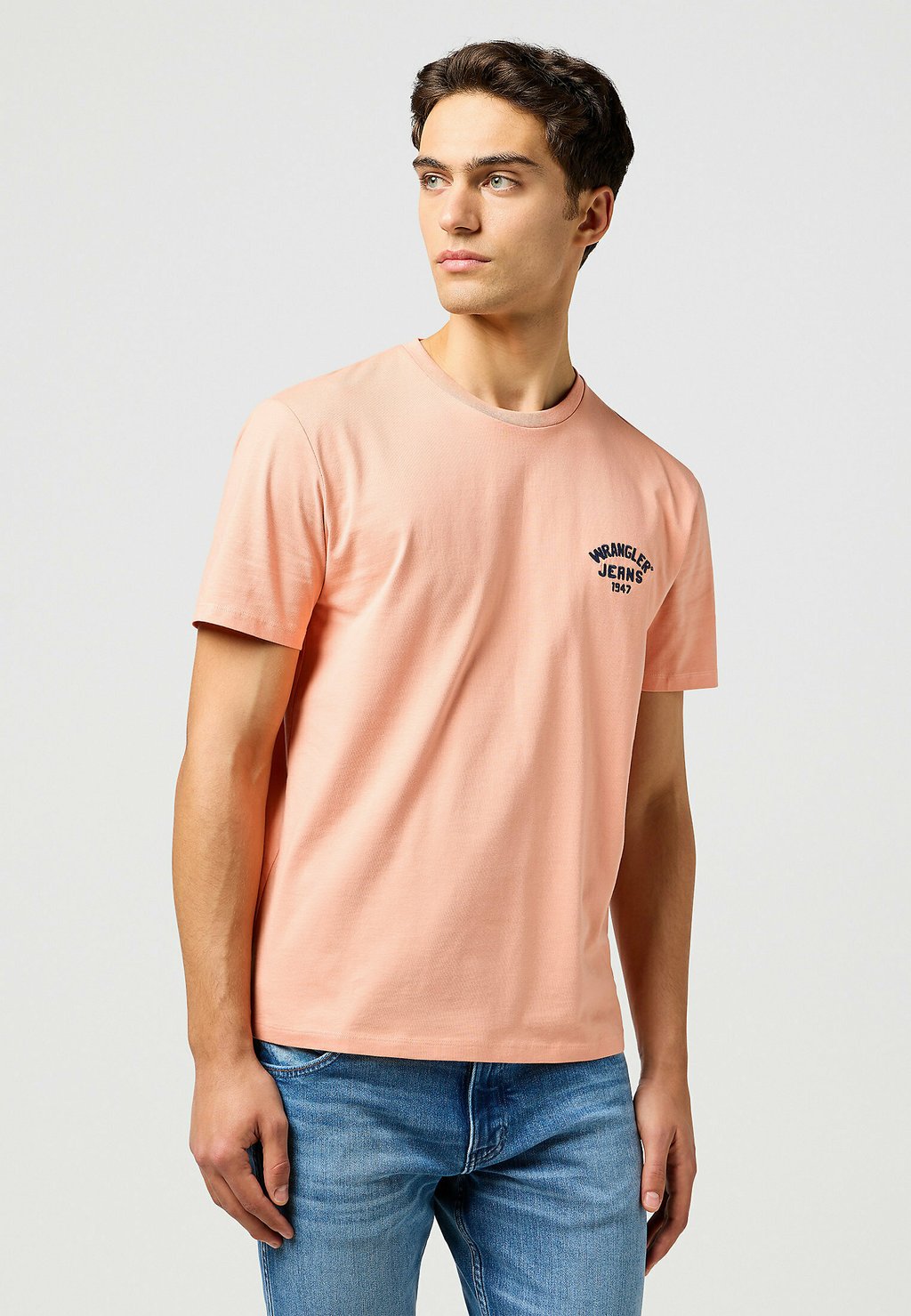 

Футболка с принтом SMALL LOGO Wrangler, розовый