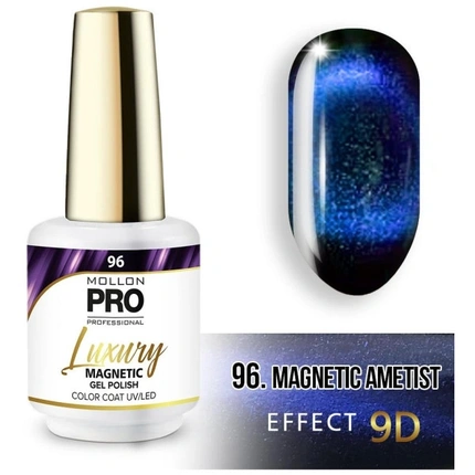 

Mol Luxury 96 Magnetic 9d - полуперманентный лак для ногтей Mollon Pro