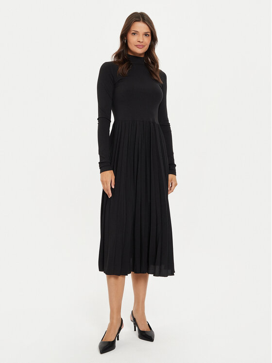 

Вязаное платье regular fit WW0WW44176 Tommy Hilfiger, черный