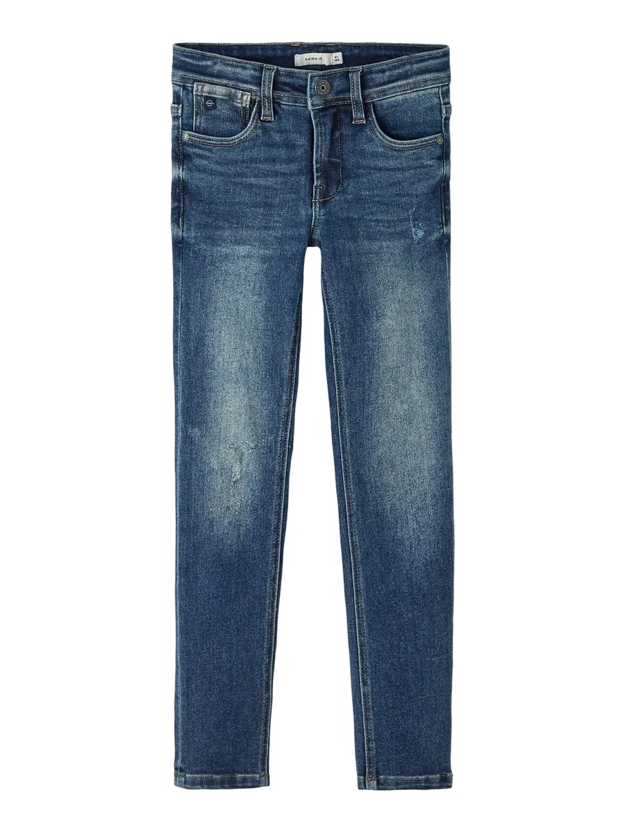 

Name It Джинсы скинни "NKMTHEO XSLIM JEANS 7640-RY NOOS", синий