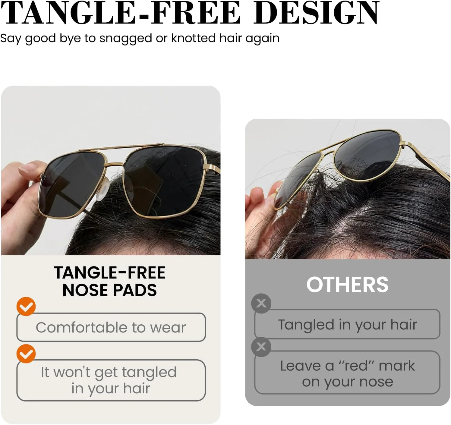 

Женские поляризованные солнцезащитные очки-авиаторы SODQW с двойной перемычкой и металлической оправой, стильные очки для вождения и путешествий, A01- Gold/Brown