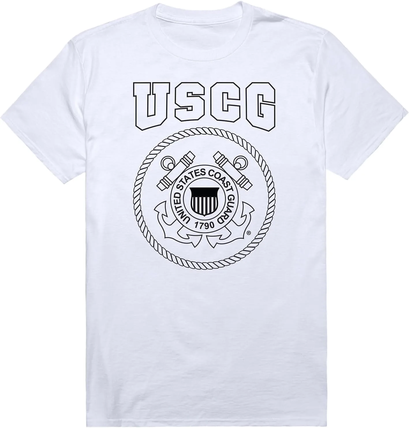 

Футболка Unisex Adult Basic Military USCG 4 Rapiddominance
