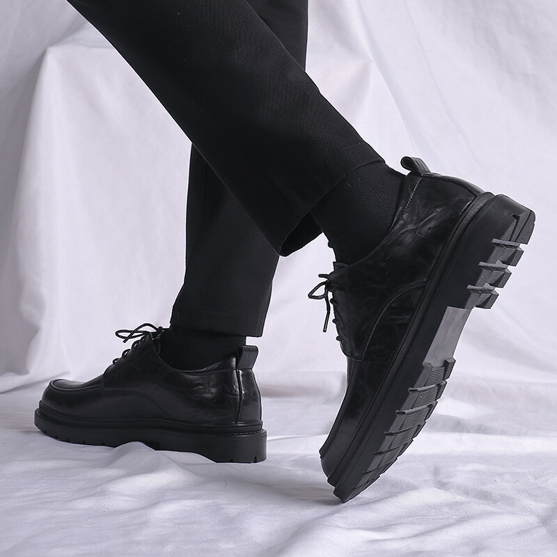 Туфли мужские Men"s Casual Men Low-Top Shanpijiang, чайный/коричневый — фото 3