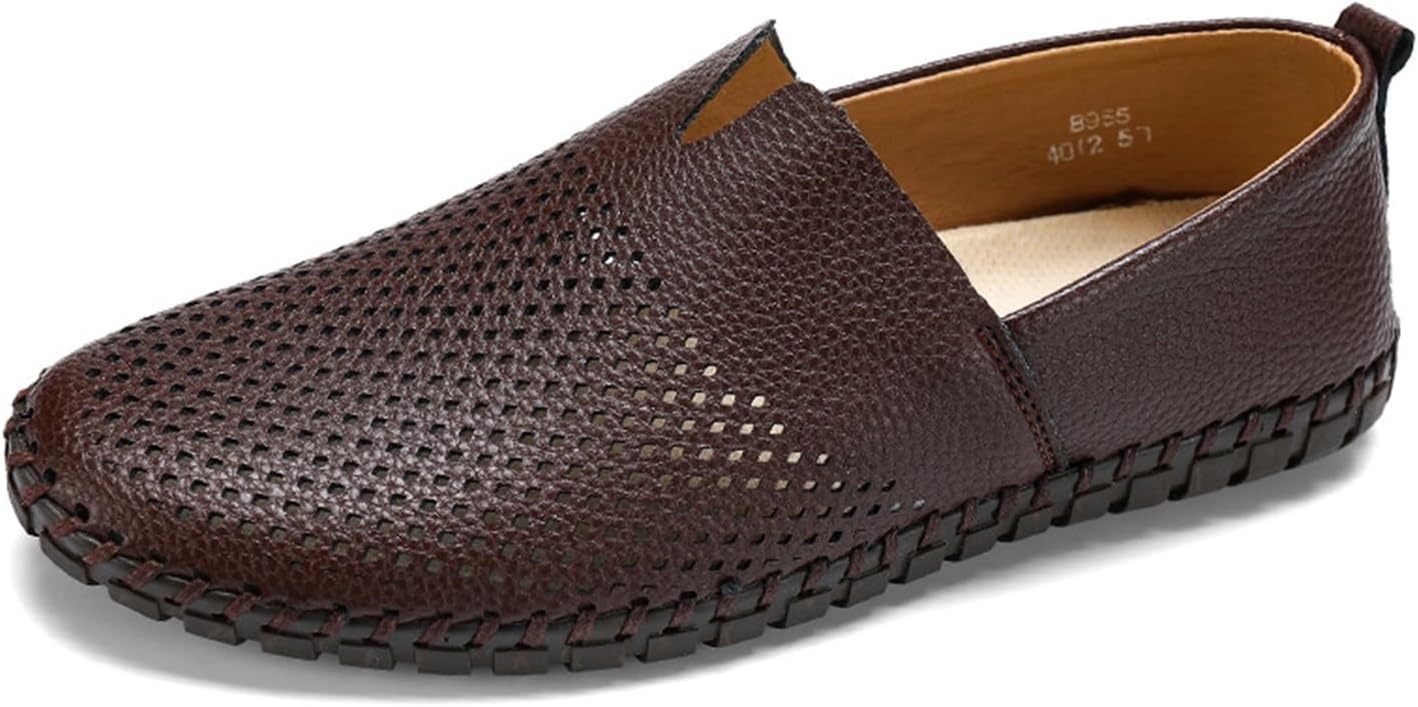 

Мужские повседневные туфли, кроссовки, лоферы, удобная обувь для ходьбы, для работы и бизнеса, дышащие мокасины Dmgyck, темно-коричневый