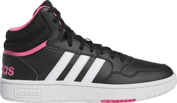 Кроссовки Wmns Hoops 3.0 Mid 'Black Pink Fusion', черный