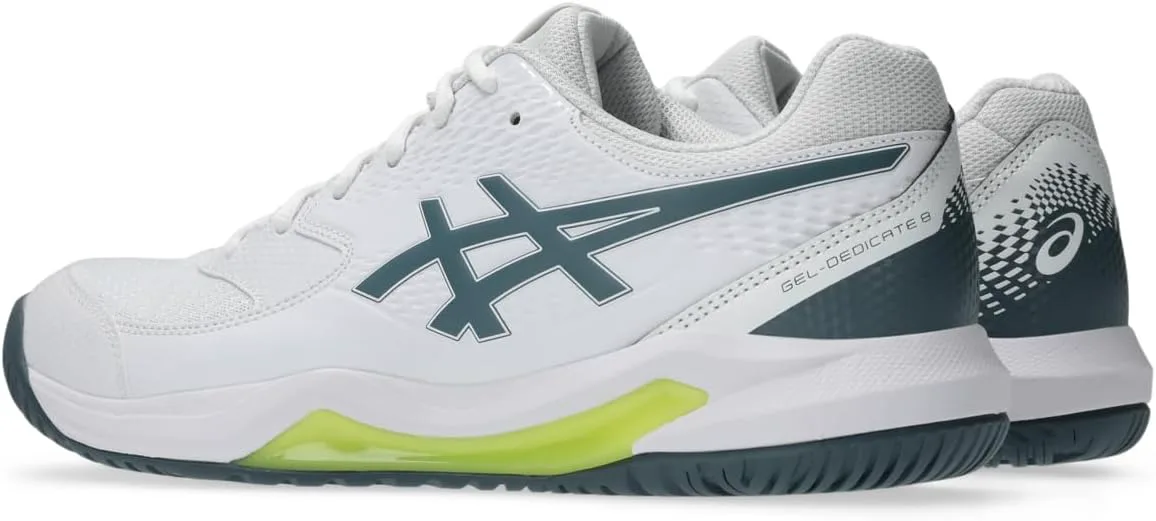 Мужские теннисные кроссовки ASICS Gel-Dedicate 8, белый — фото 3
