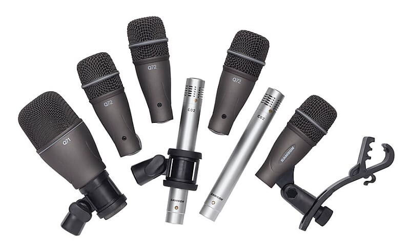 

Комплект барабанных микрофонов Samson DK707 7 Piece Drum Mic Set