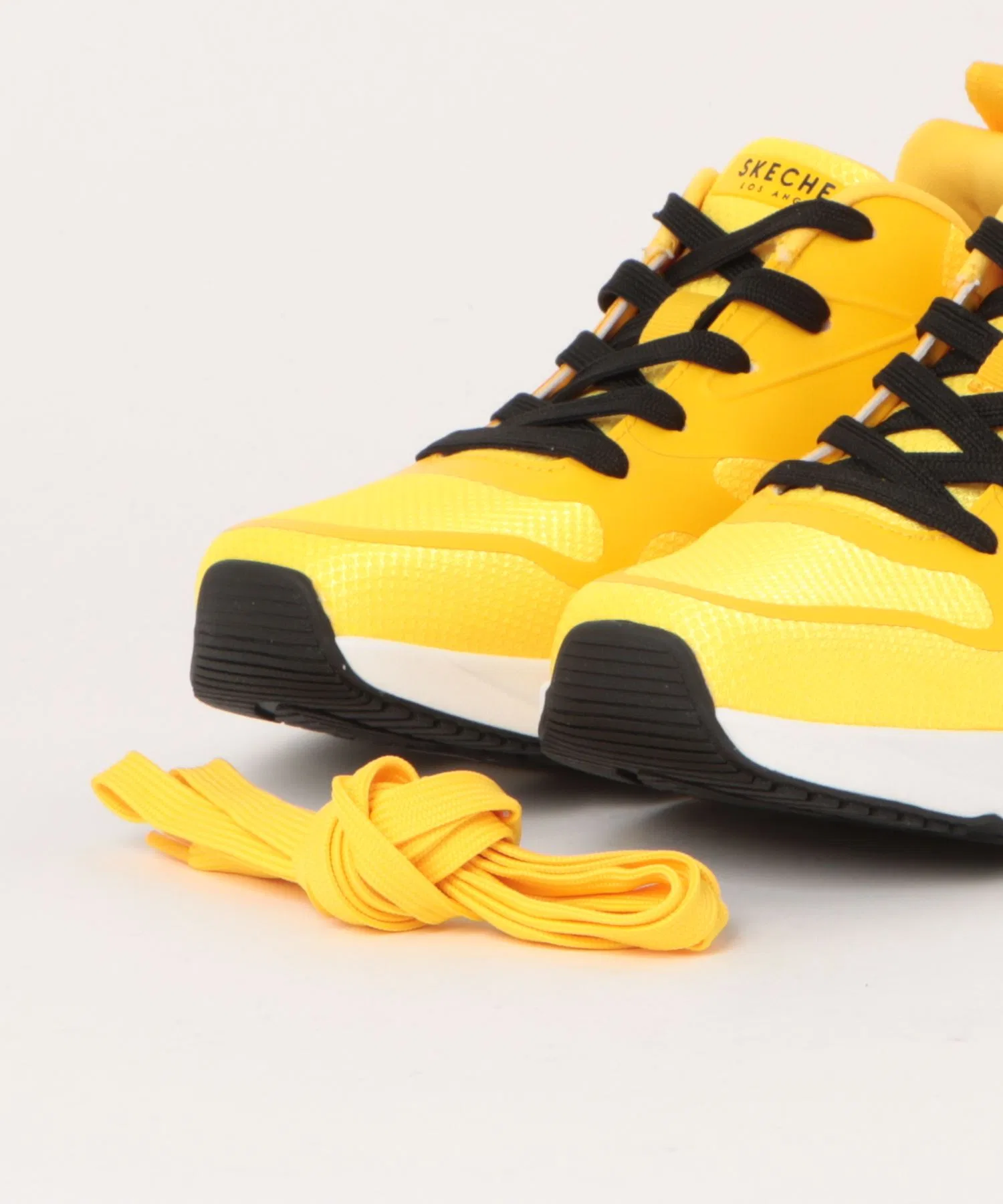Мужские кроссовки SKECHERS Tres-Air Uno - Revolution Airy бежевые — фото 4