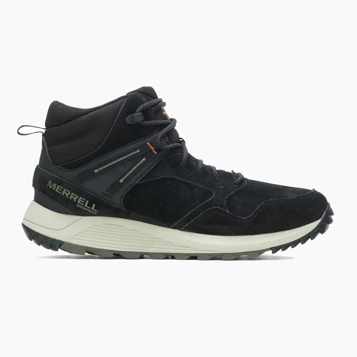 

Merrell Wildwood Sneaker Boot Mid WP Мужские походные ботинки, черный