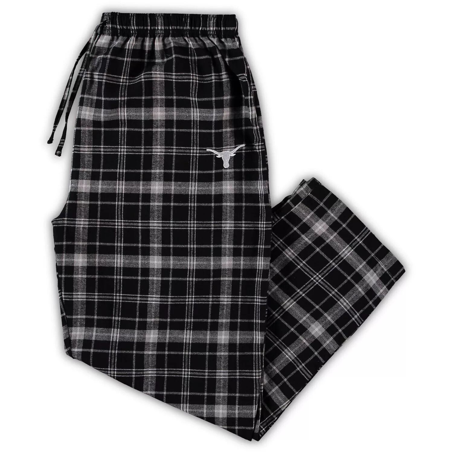

Мужские брюки Concepts Sport Black Texas Longhorns Big & Tall Ultimate в клетку