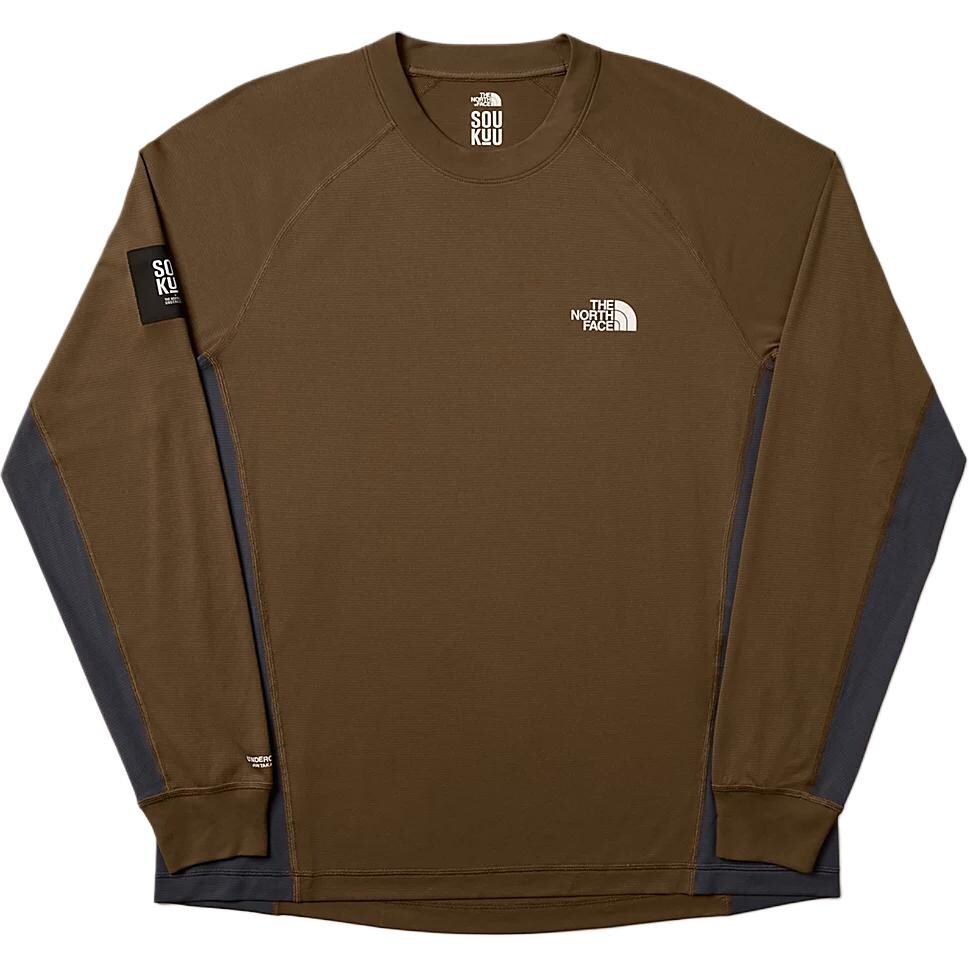 

Футболка унисекс Deep Earth Brown The North Face, коричневый